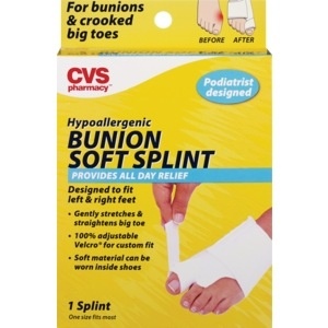 slide 1 of 1, CVS Health Hypoallergenic Bunion Soft Splint, 1 ct