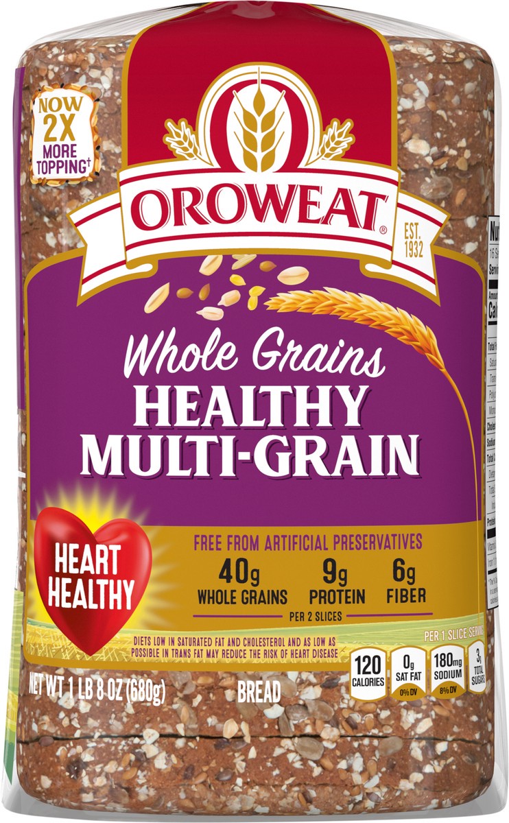 slide 3 of 7, Oroweat Multigrain Bread - 24oz, 