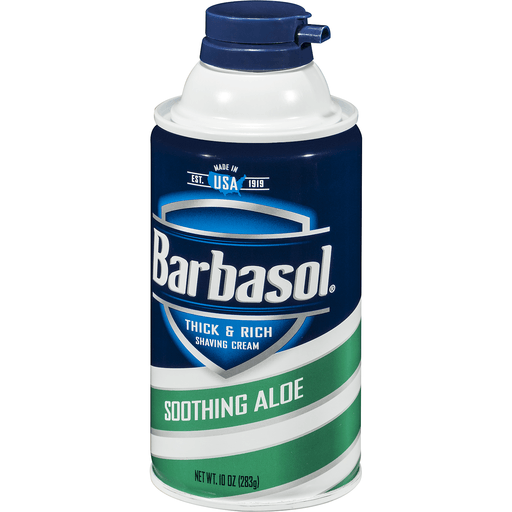 slide 3 of 9, Barbasol Beard Buster Soothing Aloe Shaving Cream, 10 oz