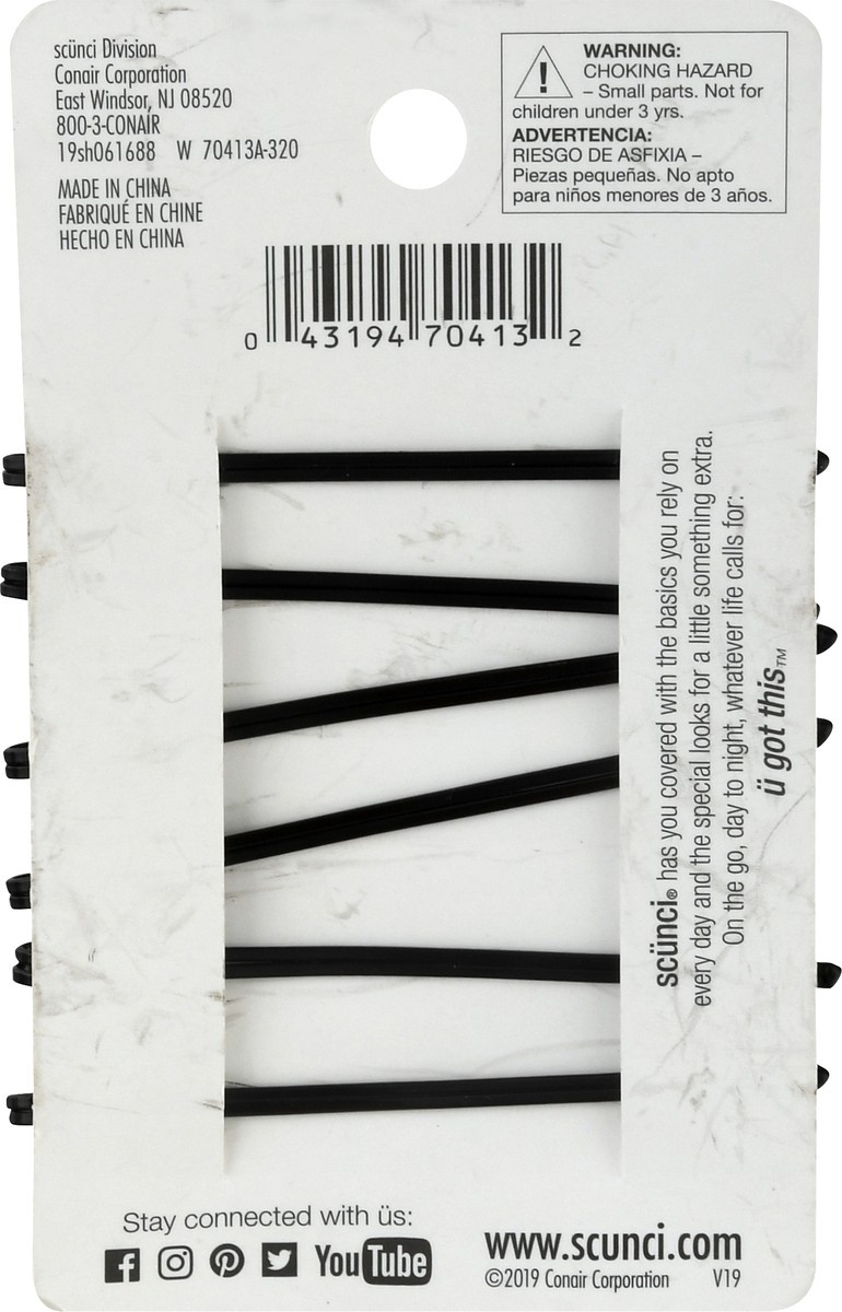 slide 7 of 11, scünci Real Style Bobby Pins 6 ea, 6 ct