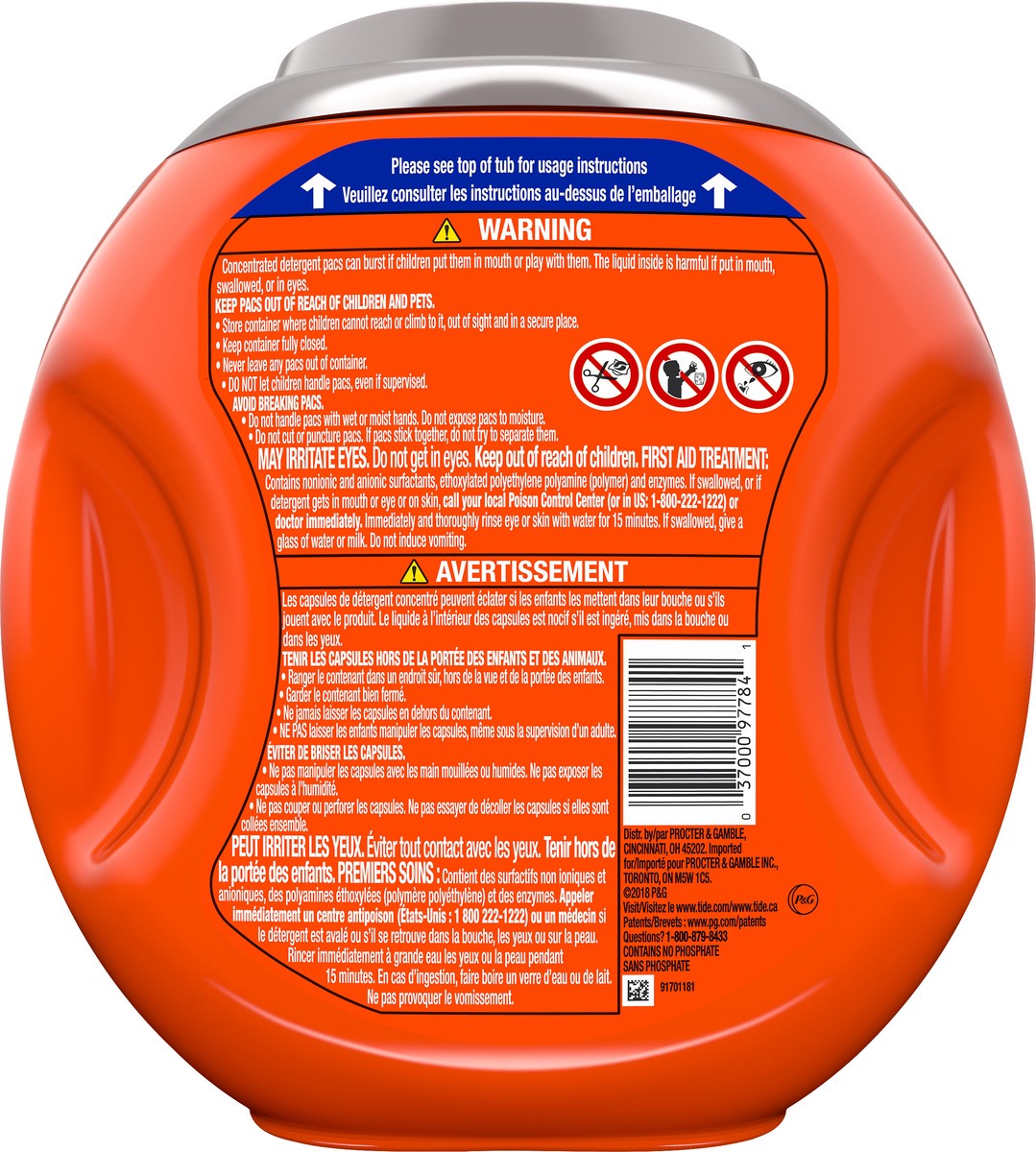 slide 2 of 4, Tide Pods Pacs 4 in 1 with Downy April Fresh Detergent 54 ea, 54 ct