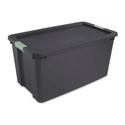 Sterilite 45 Gallon Wheeled Latch Tote Grey