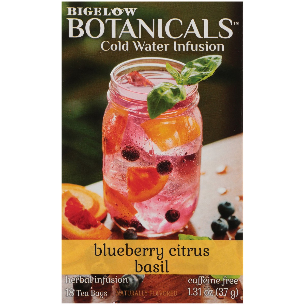 slide 5 of 9, Bigelow Botanicals Cold Water Infusion Tea Bags, Blueberry Citrus Basil - 18 ct, 18 ct