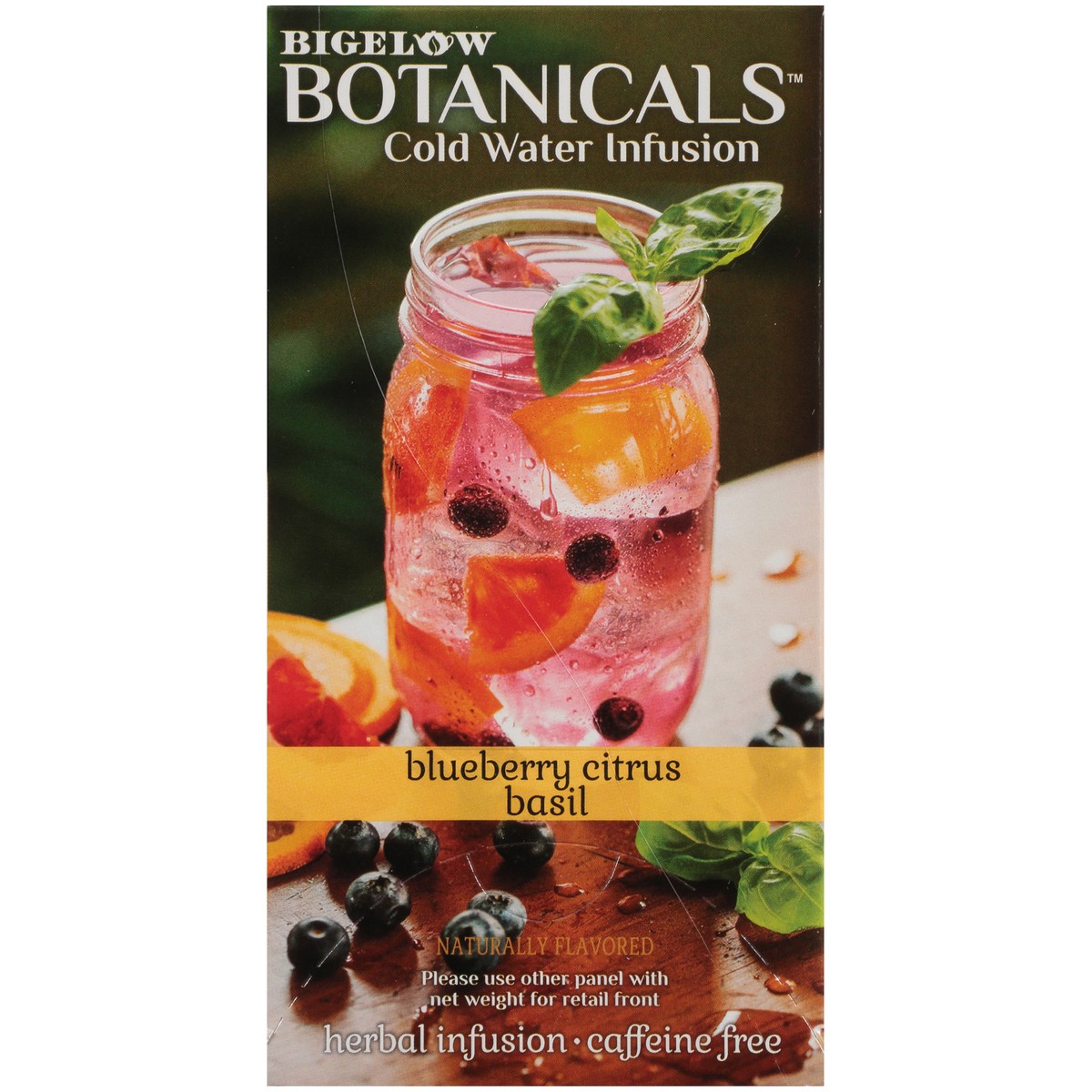 slide 2 of 9, Bigelow Botanicals Cold Water Infusion Tea Bags, Blueberry Citrus Basil - 18 ct, 18 ct