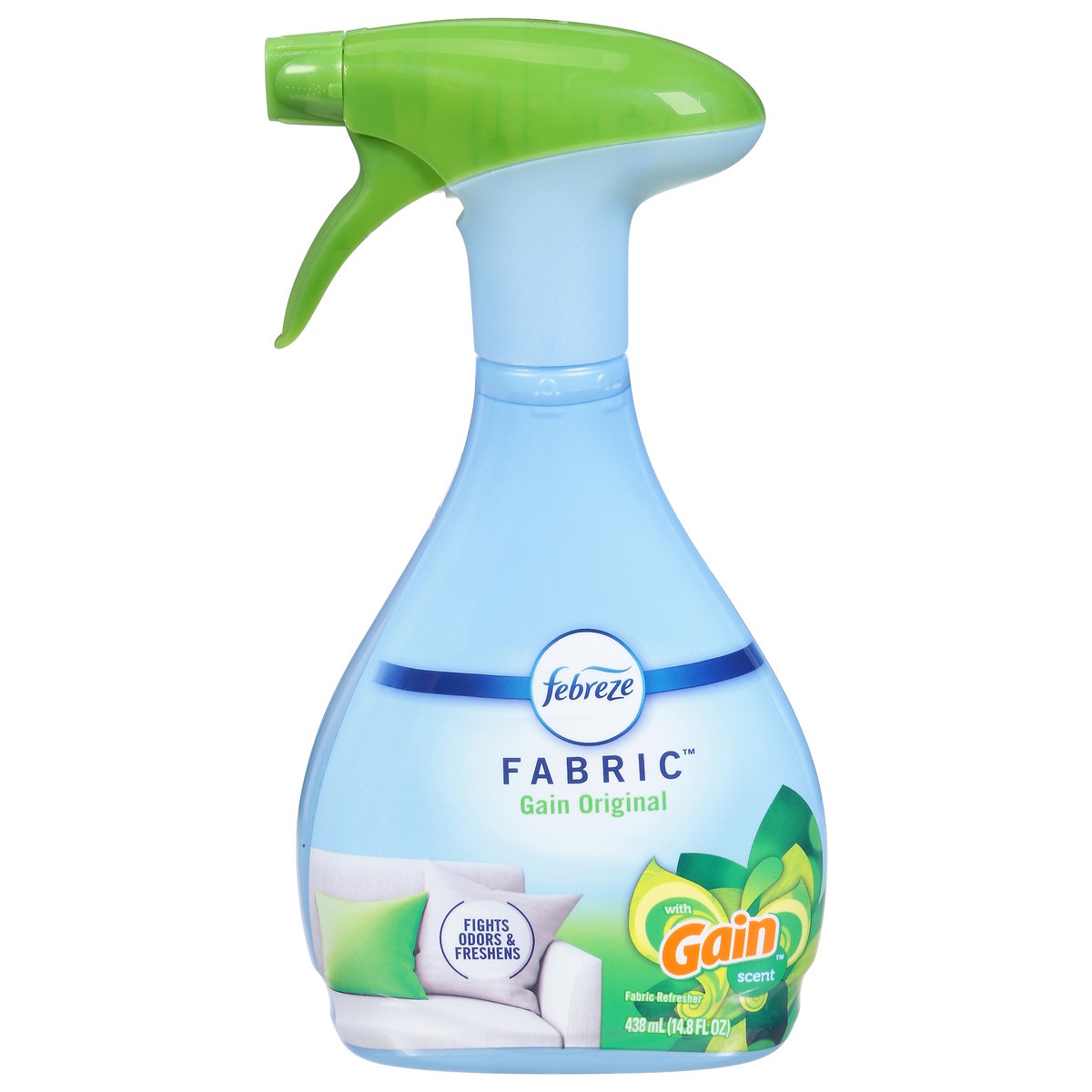 slide 10 of 13, Febreze Odor-Fighting Fabric Refresher with Gain,Original, 14.8 fl oz, 14.8 fl oz