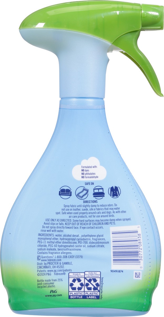 slide 11 of 13, Febreze Odor-Fighting Fabric Refresher with Gain,Original, 14.8 fl oz, 14.8 fl oz