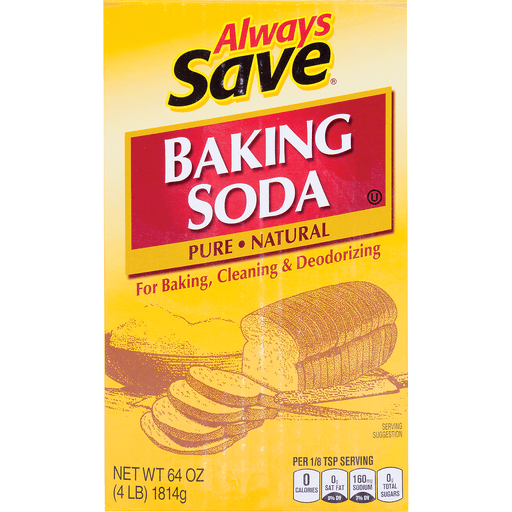 slide 1 of 1, Always Save Baking Soda, 64 oz