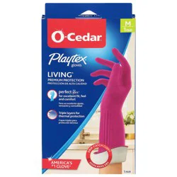 O-Cedar Playtex Living Glove Medium 1 ea