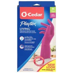 O-Cedar Playtex Living Glove Medium 1 ea