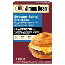 Jimmy Dean High Protein Sausage, Egg, and Cheese Croissant - 2 Count