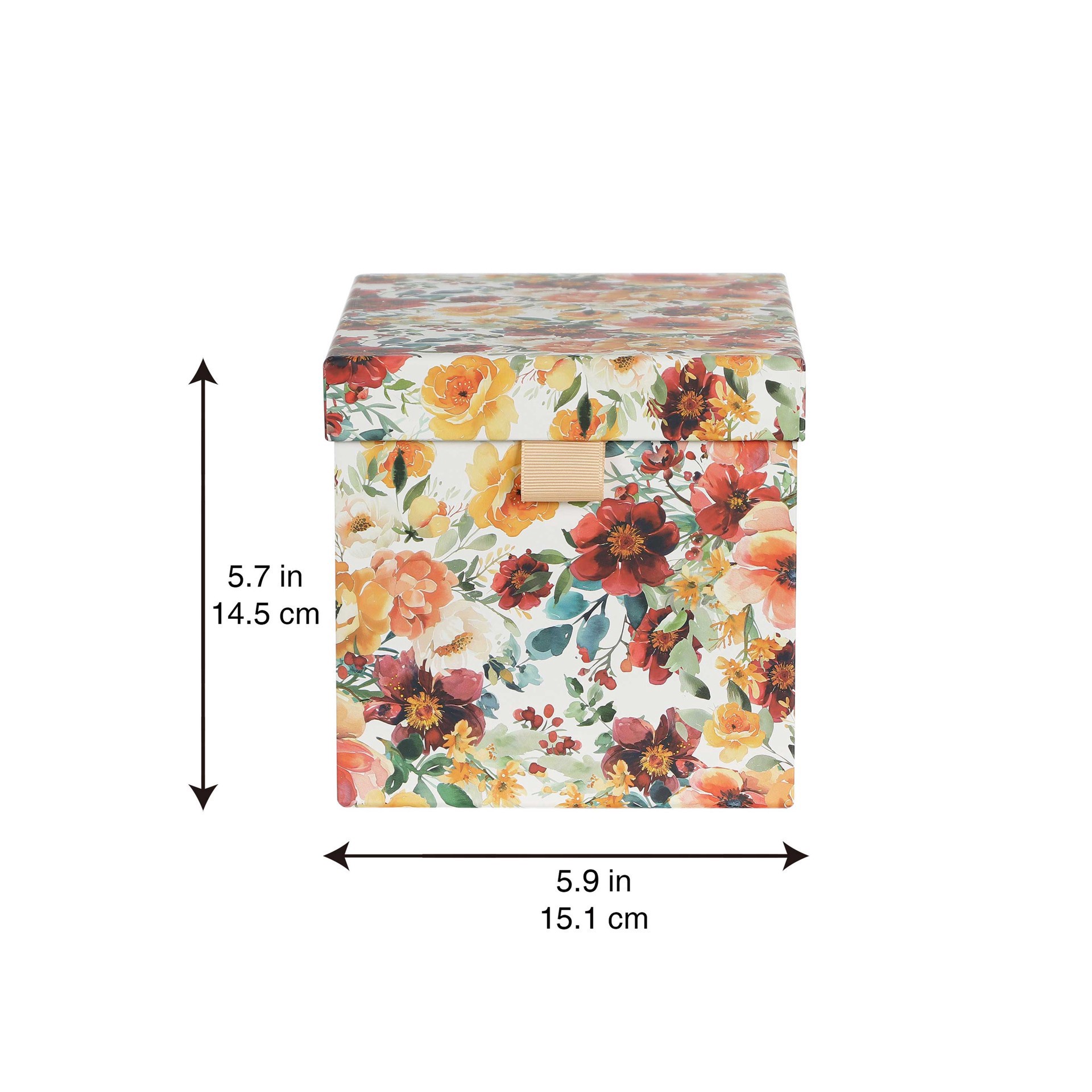 slide 3 of 7, Fall Floral Box By Ashland, 8.35 in x 5.98 in x 5.71 in