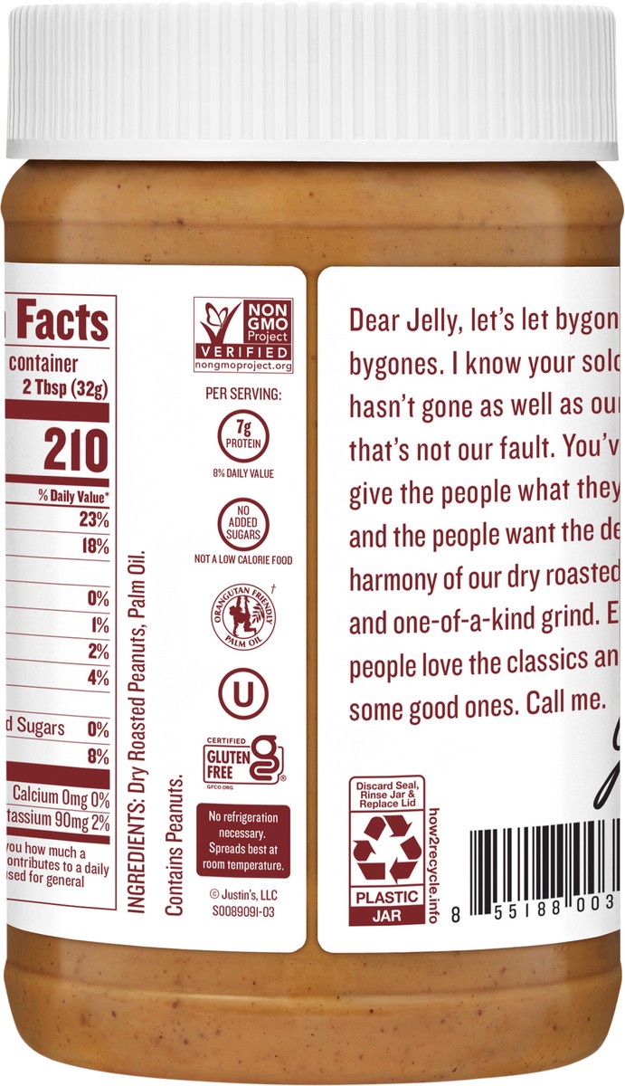slide 4 of 10, Justin's Classic Peanut Butter - 16 oz, 16 oz