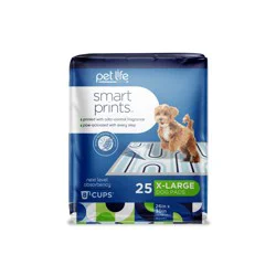 Pet Life Unlimited Dog Pads, Smart Prints, XL, 25ct