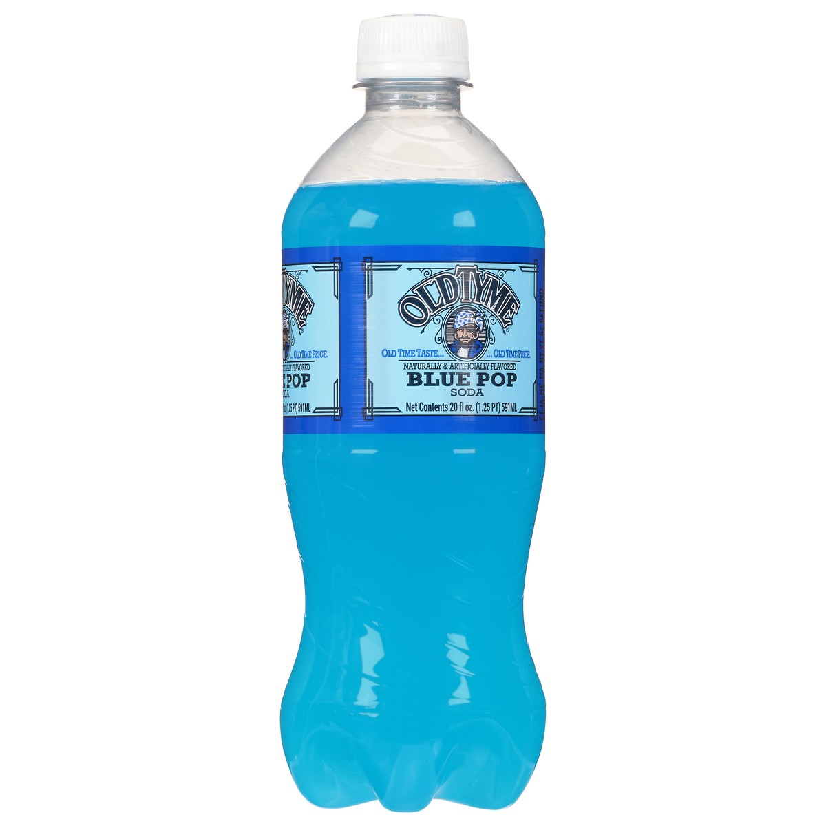 slide 2 of 11, Old Tyme Blue Pop Soda 20 fl oz, 20 fl oz