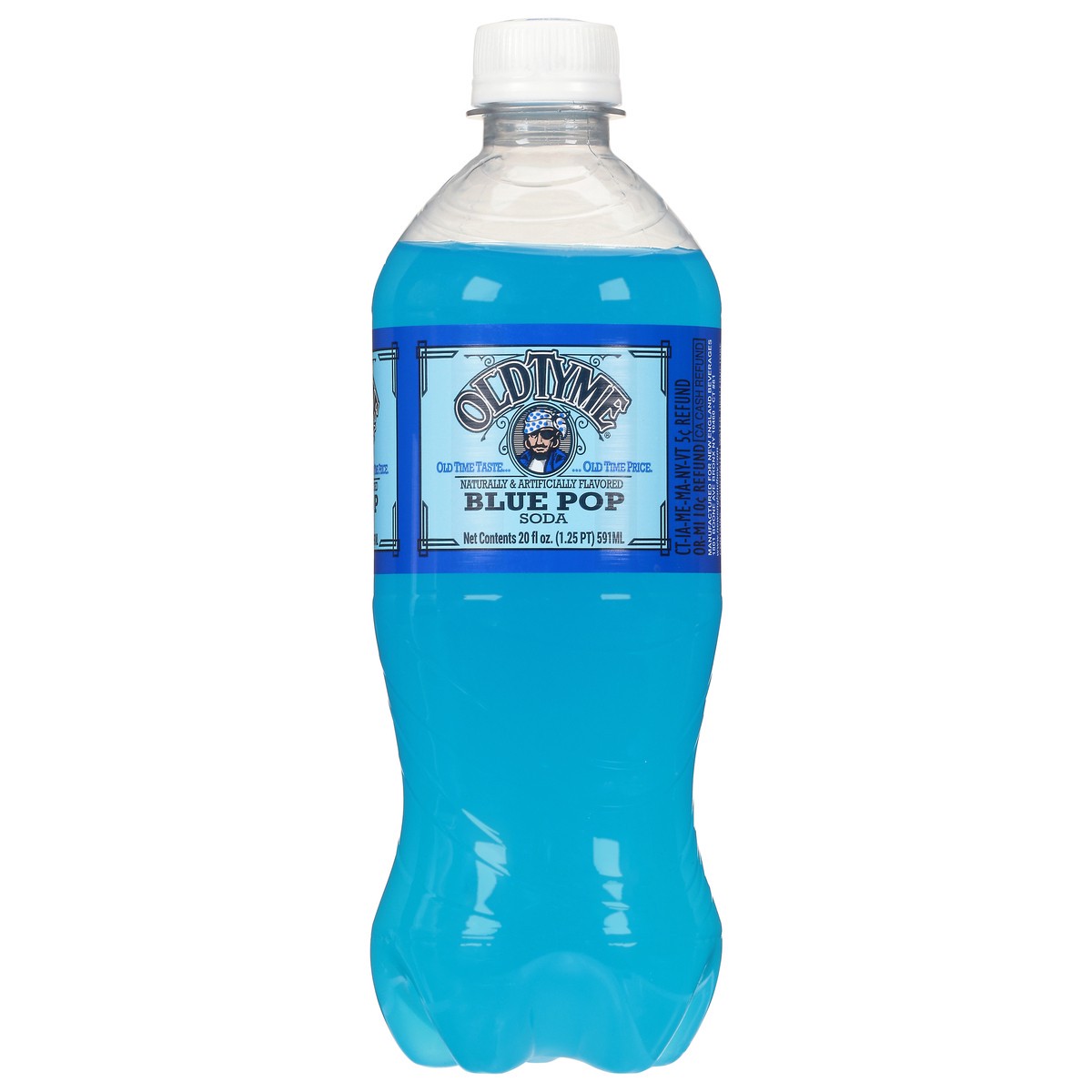 slide 11 of 11, Old Tyme Blue Pop Soda 20 fl oz, 20 fl oz
