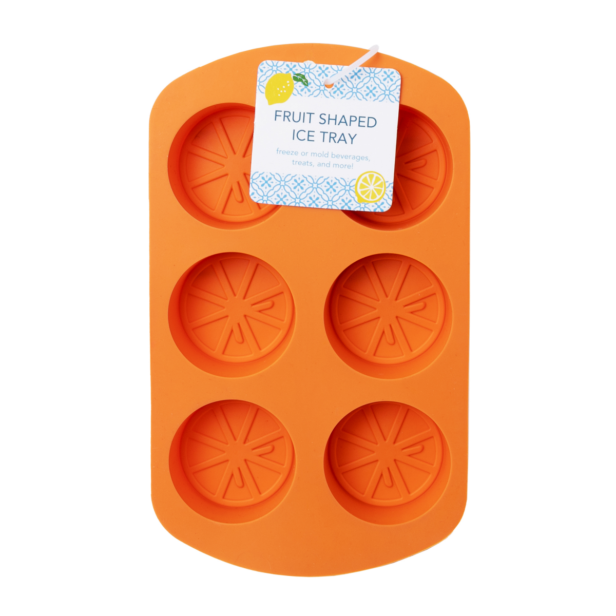slide 5 of 6, Meijer Corporate Seasonal Mcs Sil Fruit Ice Tray Astd Orng/Pine, 1 ct