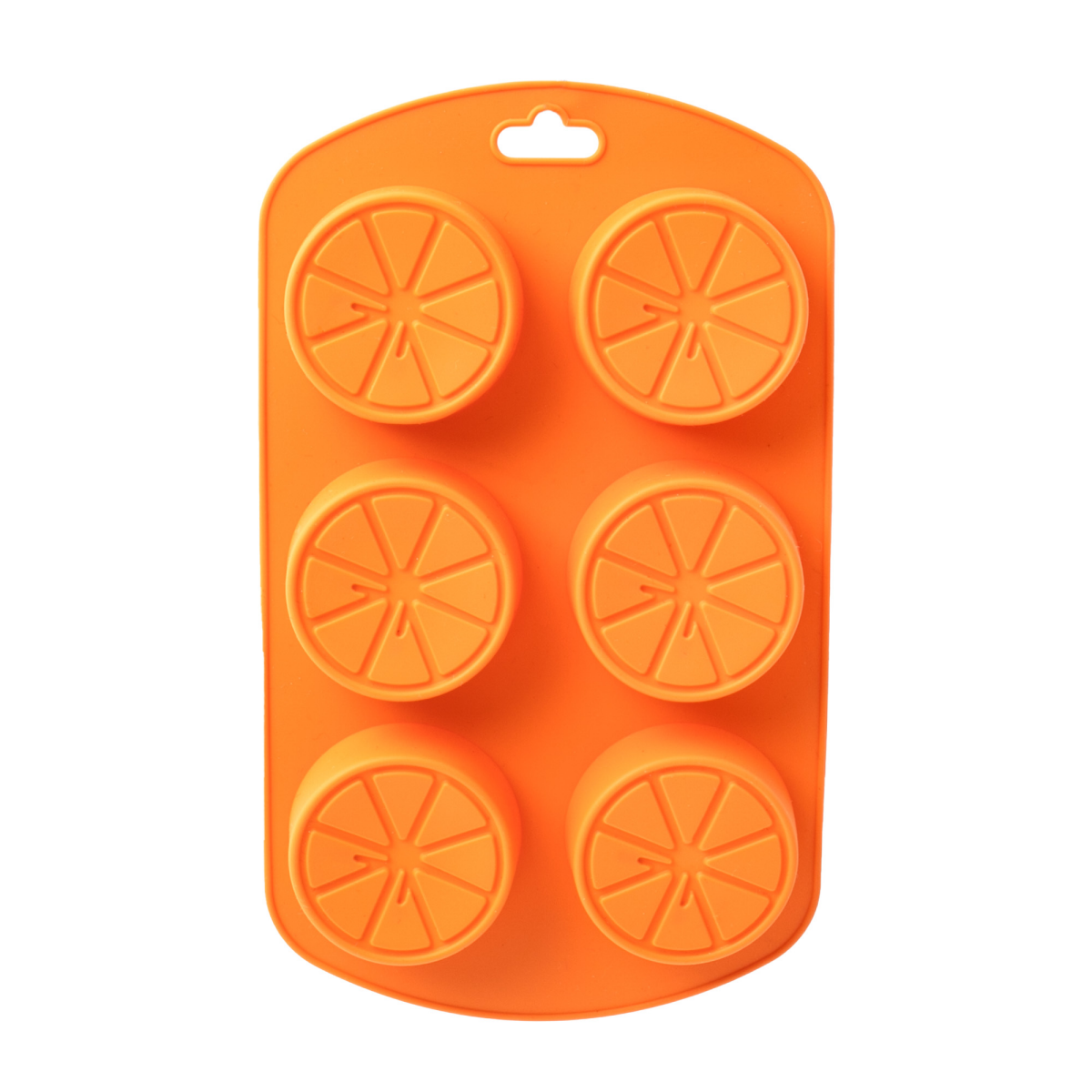 slide 1 of 6, Meijer Corporate Seasonal Mcs Sil Fruit Ice Tray Astd Orng/Pine, 1 ct