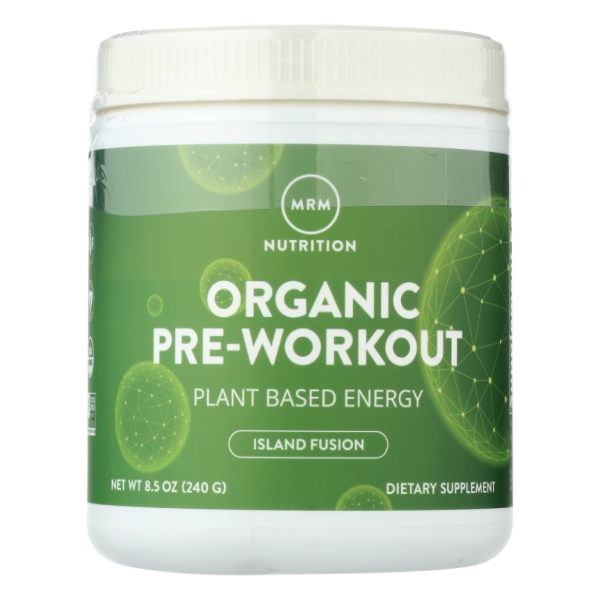 slide 1 of 1, Mrm Nutrition Organic Island Fusion Flavored Pre-workout Plant Based Energy, 1 ct