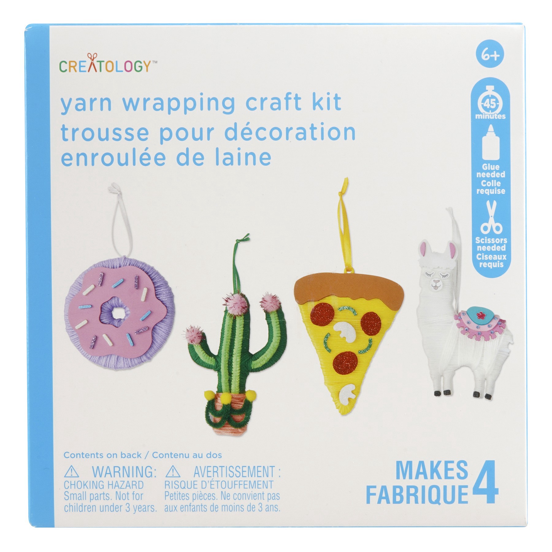 slide 2 of 3, Yarn Wrapping Box Kit By Creatology, 7 in x 2.25 in