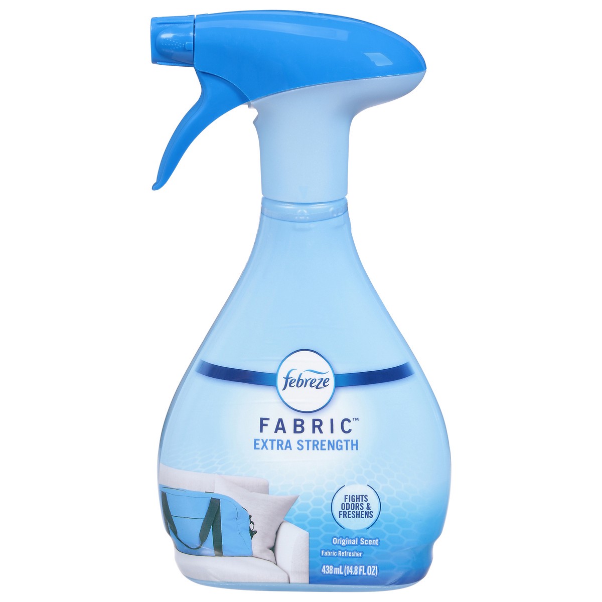 slide 8 of 12, Febreze Extra Strength Fabric Refresher, Original Scent, 14.8 fl oz, 14.8 fl oz