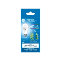 GE 50/150W Refresh 3Way LED Light Bulb White