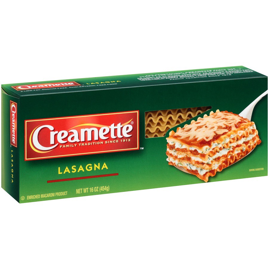 slide 2 of 8, Creamette Lasagna 1 lb, 1 lb