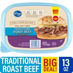 Kroger Deli Thin Sliced Traditional Roast Beef