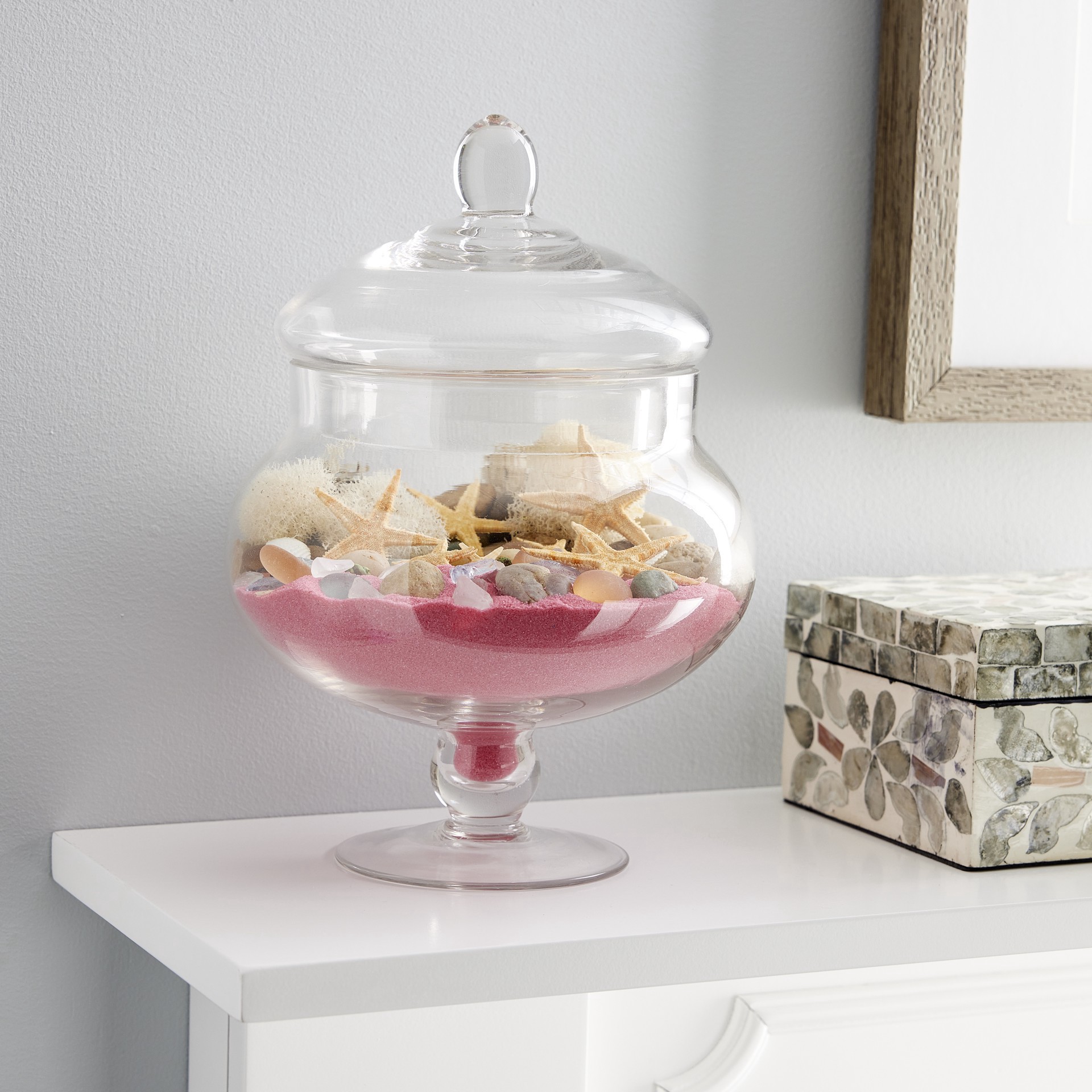 slide 3 of 4, Mixed Glass & Stone Pebbles By Ashland, 38 oz