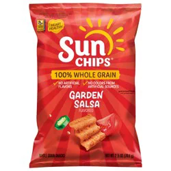 SunChips Garden Salsa Whole Grain Snacks, 2.5 oz
