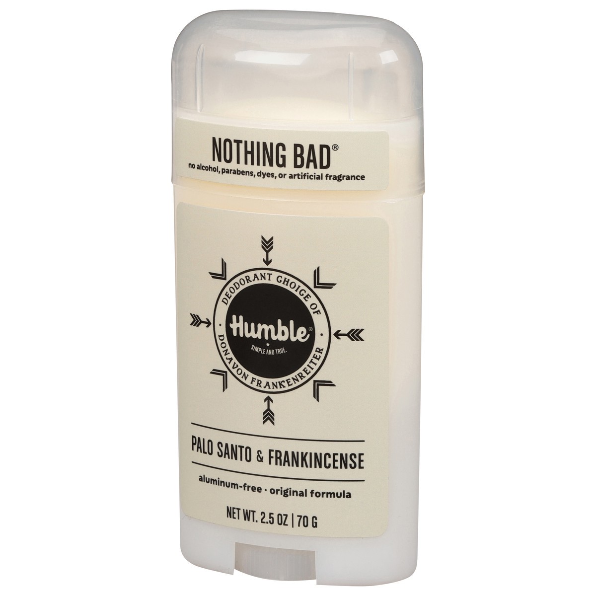 slide 3 of 9, Humble Nothing Bad Original Formula Palo Santo & Frankincense Deodorant 2.5 oz, 2.5 oz