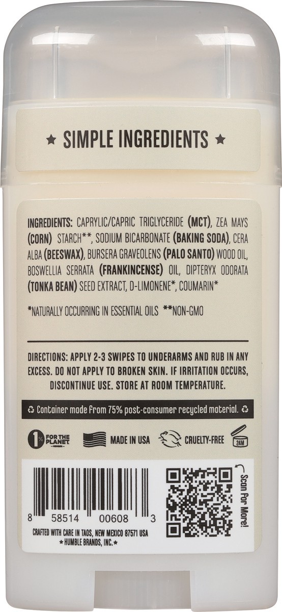 slide 7 of 9, Humble Nothing Bad Original Formula Palo Santo & Frankincense Deodorant 2.5 oz, 2.5 oz