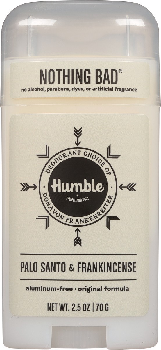 slide 4 of 9, Humble Nothing Bad Original Formula Palo Santo & Frankincense Deodorant 2.5 oz, 2.5 oz