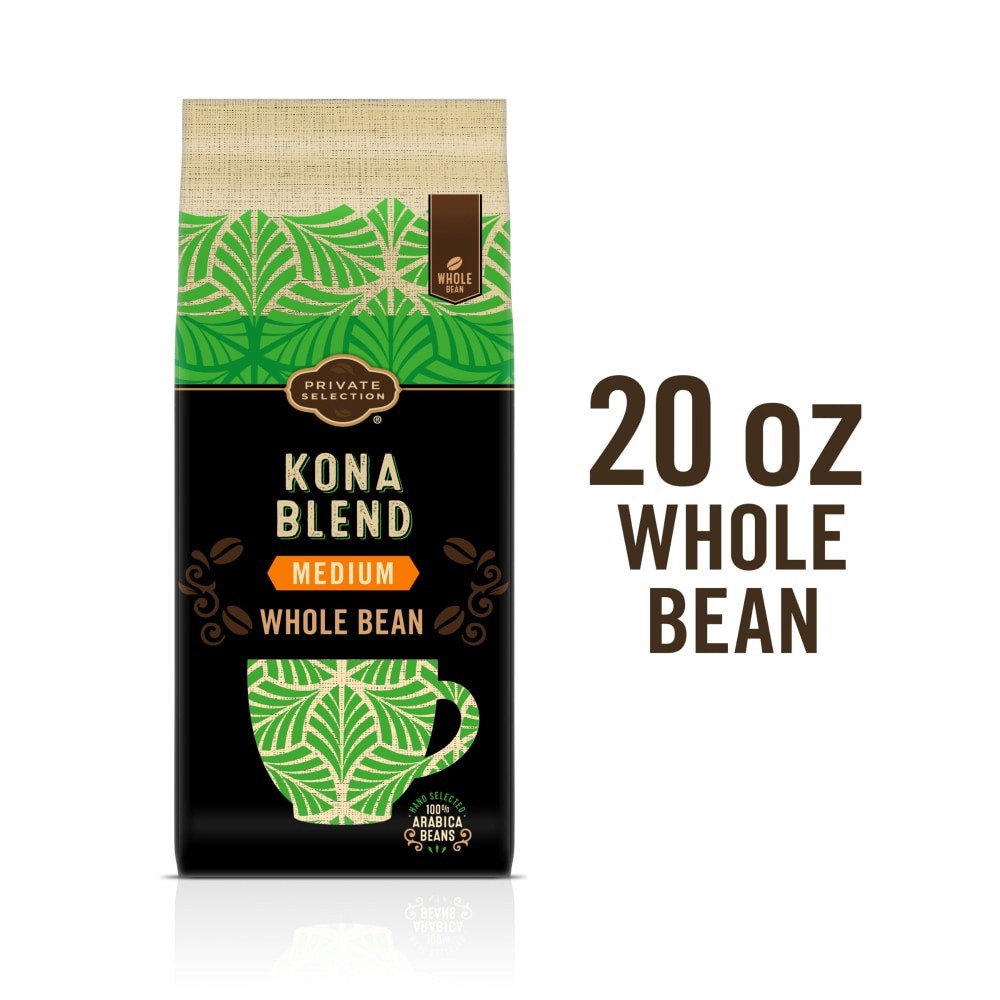slide 4 of 6, Private Selection Kona Whole Bean Large Bag Coffee, 1 lb 4 oz