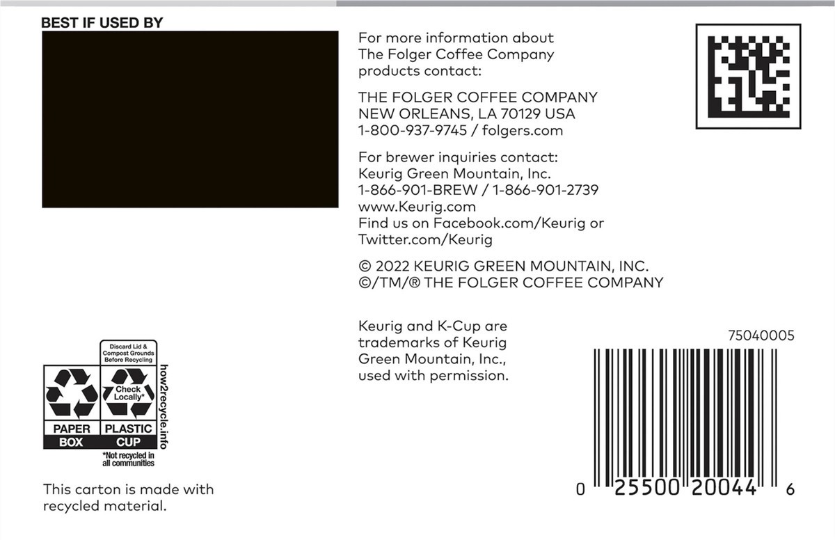 slide 4 of 9, Folgers Gourmet Selections Black Silk Kcup Pods, 12 ct