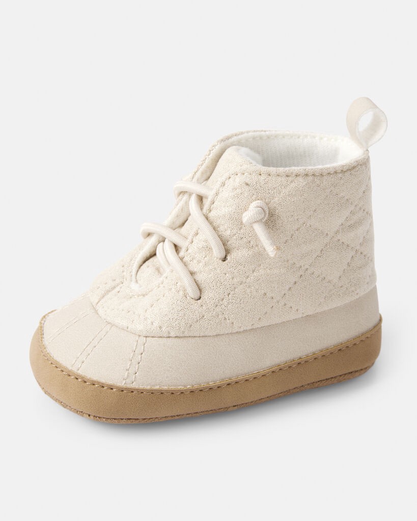 slide 4 of 6, Carter's Baby Girl Sherpa Duck Boots - Ivory Cream 2, 1 ct