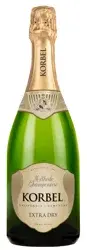 Korbel Extra Dry California Champagne, 750 mL Bottle, 24 Proof