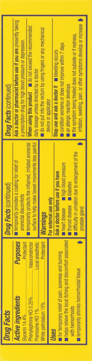 slide 7 of 9, Preparation H Maximum Strength Pain Relief Hemorrhoidal Cream with Aloe 1 ea, 1 ct