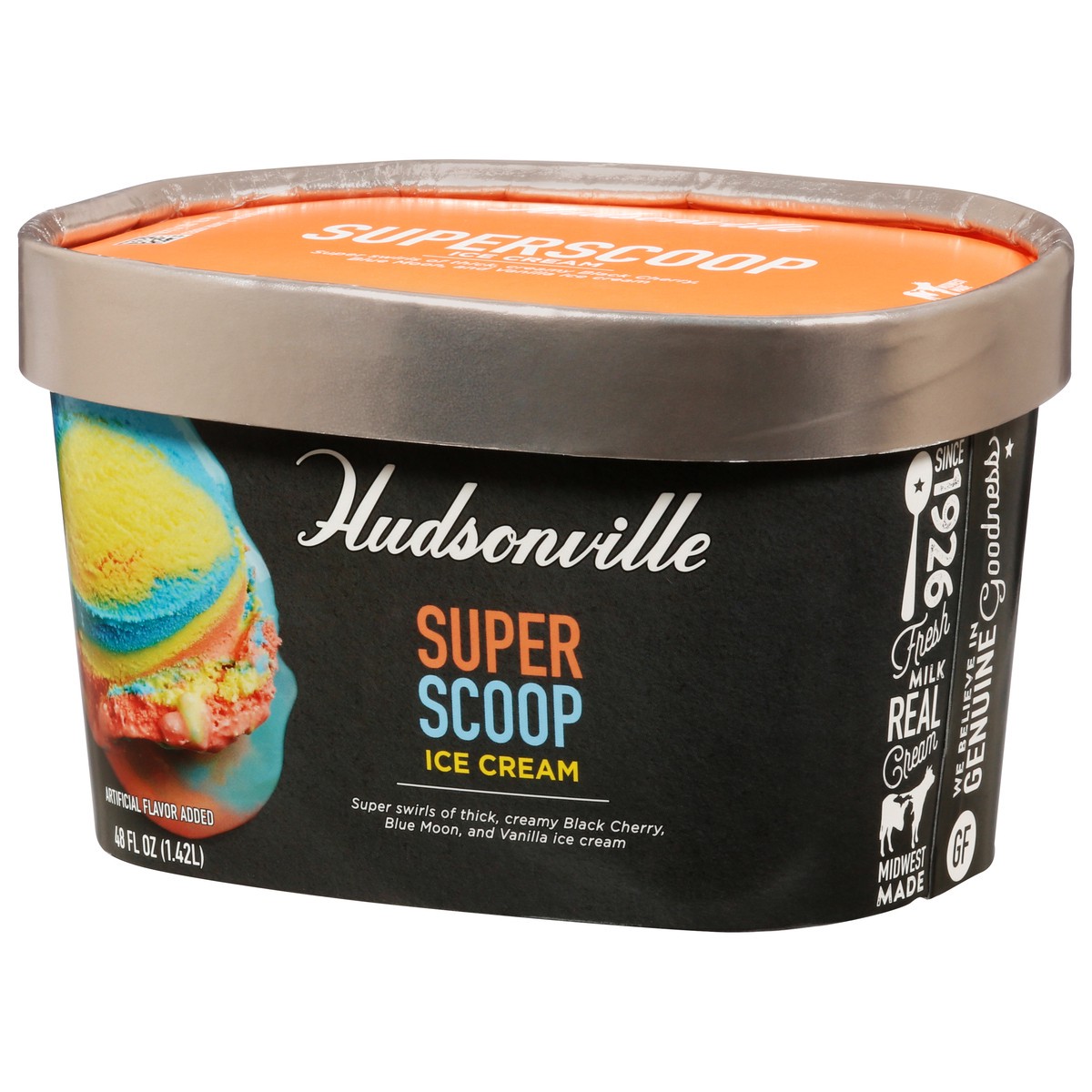 slide 4 of 9, Hudsonville Super Scoop Ice Cream 48 fl oz, 48 fl oz