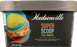 Hudsonville Super Scoop Ice Cream 48 fl oz