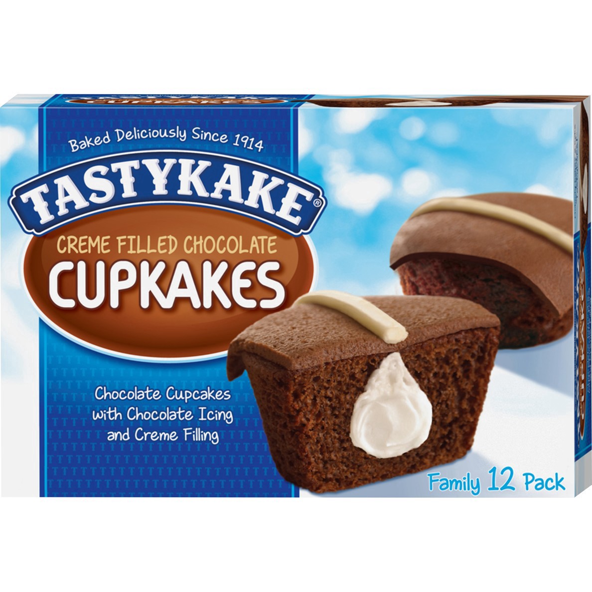 slide 29 of 59, Tastykake Creme Filled Chocolate Cupcakes 6-2.4 oz. Packs, 6 ct