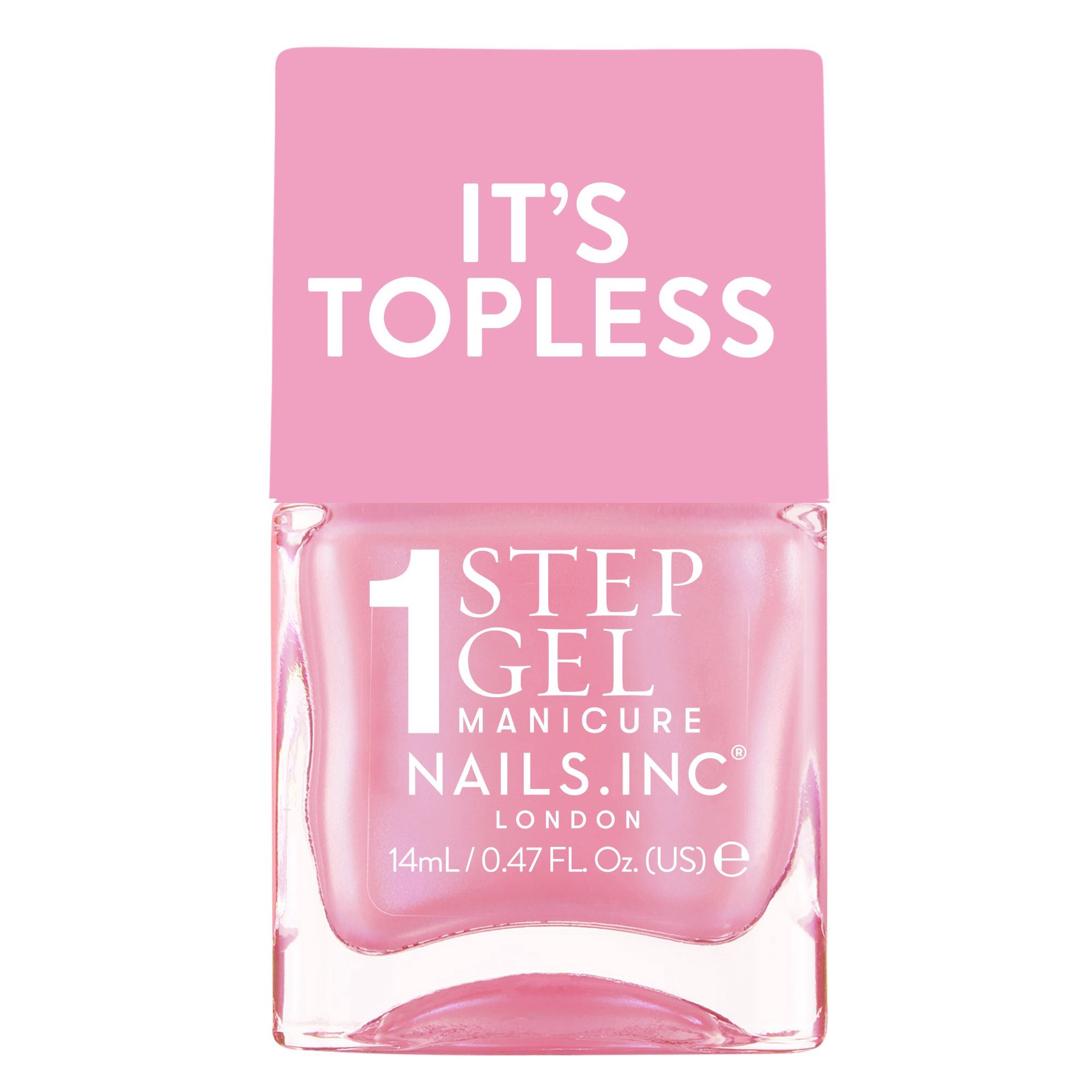 slide 1 of 2, Nails Inc Its Topless 1 Step Gel Nail Polish - Addison, 1 ct
