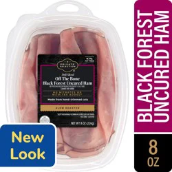 Private Selection Sliced Off The Bone Black Forest Uncured Ham Tub