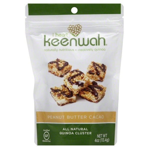 slide 1 of 1, I Heart Keenwah Peanut Butter Cacao Quinoa Clusters, 4 oz