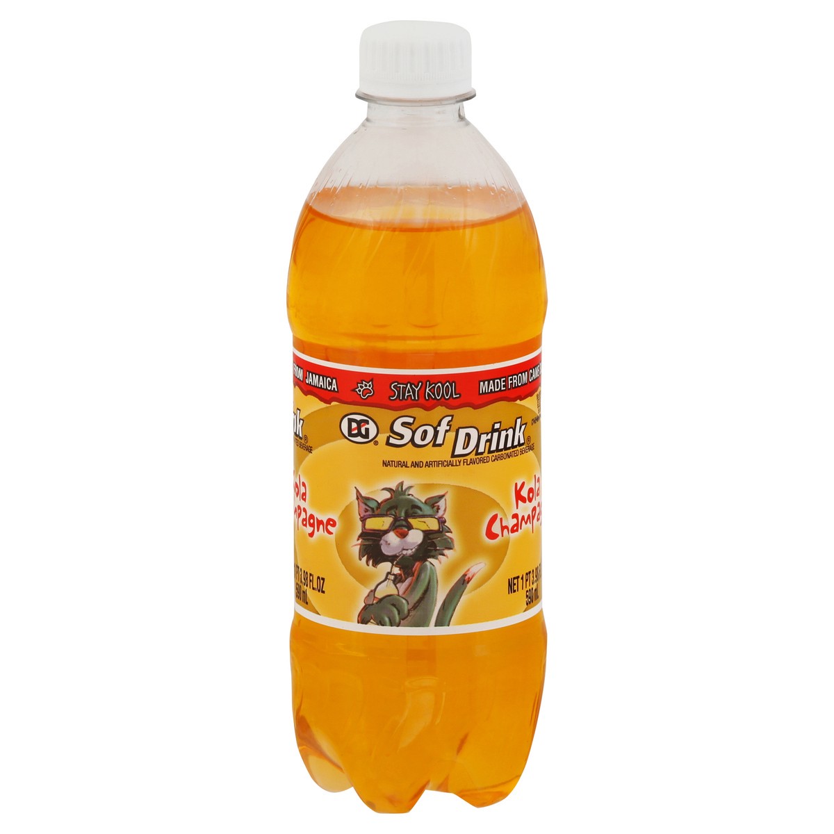 slide 9 of 13, DG Sof Drink Kola Champagne Carbonated Beverage 19.98 fl oz, 19.98 fl oz