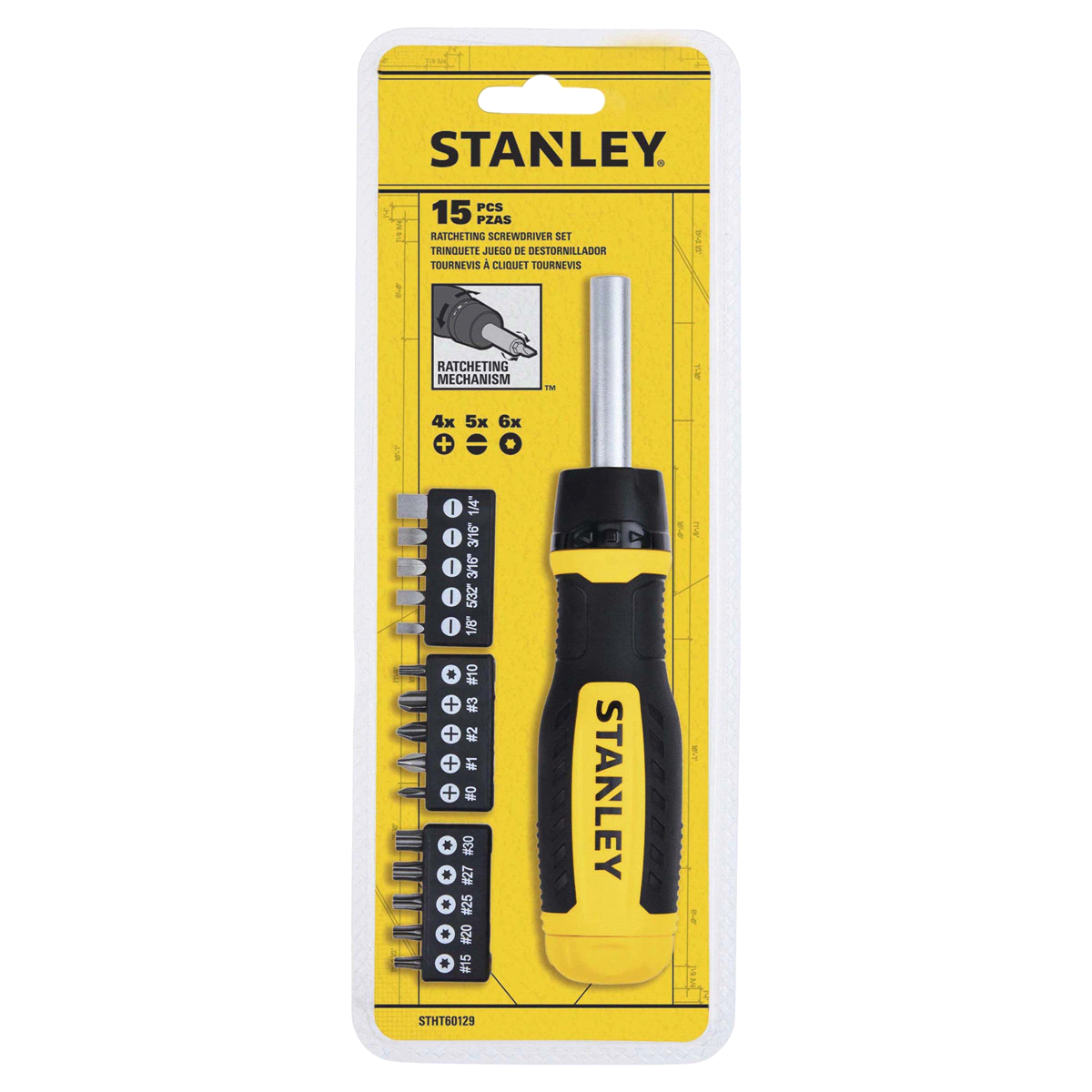 slide 1 of 9, Stanley Ratcheting Screwdriver Set, 30 ct