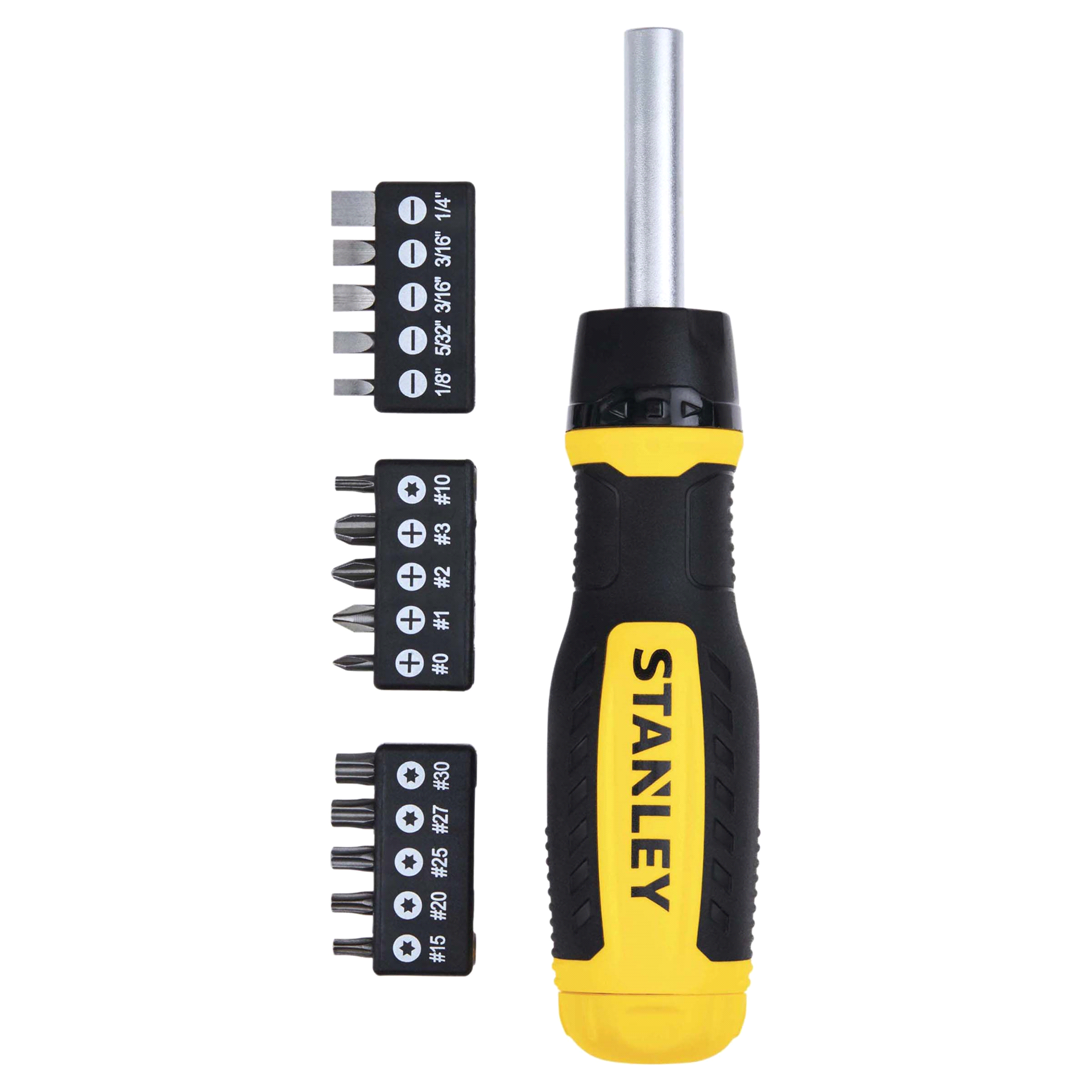 slide 3 of 9, Stanley Ratcheting Screwdriver Set, 30 ct