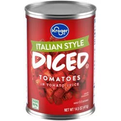 Kroger Italian Diced Tomatoes