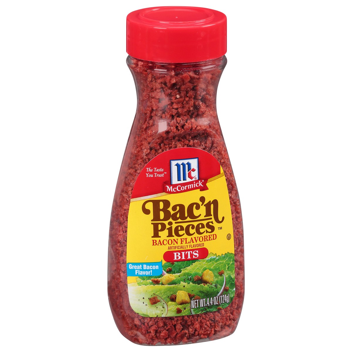 slide 6 of 9, McCormick Bac'n Pieces Bacon-Flavored Bits, 4.4 oz