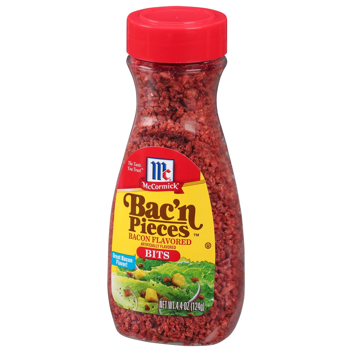 slide 3 of 9, McCormick Bac'n Pieces Bacon-Flavored Bits, 4.4 oz