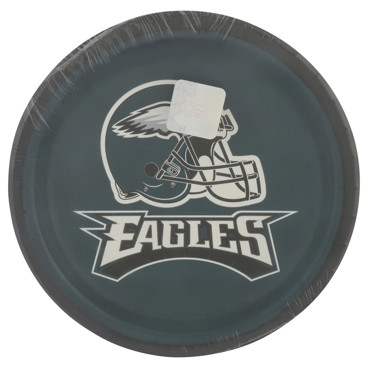slide 7 of 12, NFL Sturdy Style Philadelphia Eagles Plates 6-7/8 Inch 8 ea, 8 ct